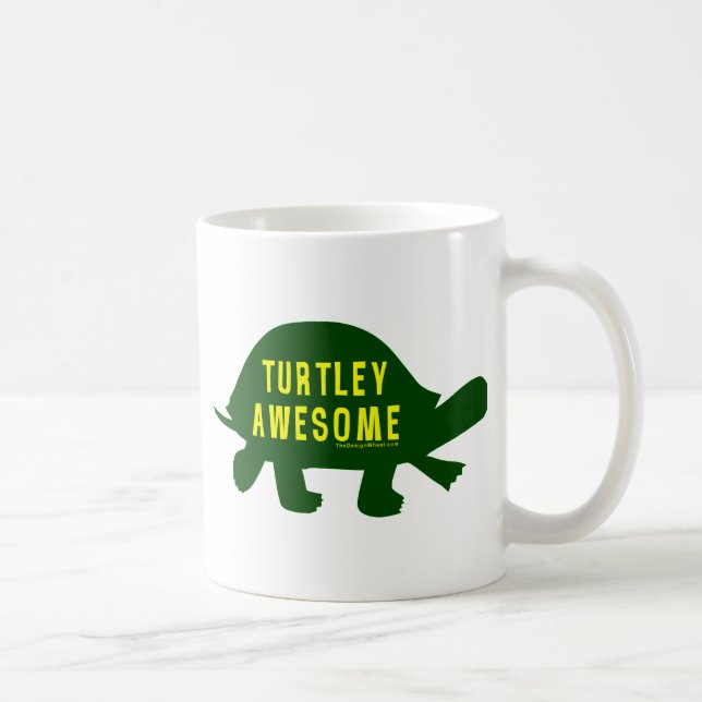 Turtley Totally Awesome Coffee Mug (Right)
