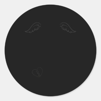 Tus Alas Estaban Listas Pero Mi Corazã³N No Duelo  Classic Round Sticker