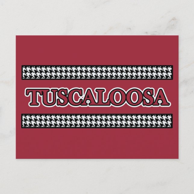 Tuscaloosa, AL Houndstooth - Postcard (Front)