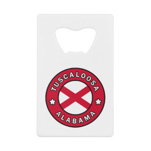 Tuscaloosa Alabama Credit Card Bottle Opener