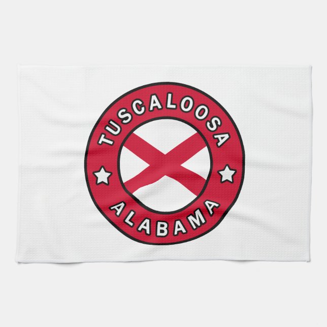 Tuscaloosa Alabama Kitchen Towel (Horizontal)