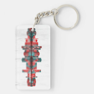 Tuscaloosa Alabama Skyline Keychain