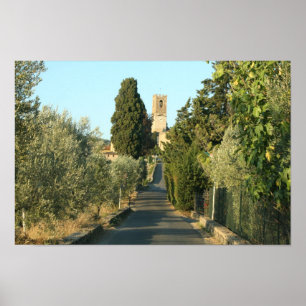 Tuscan Castle Poster