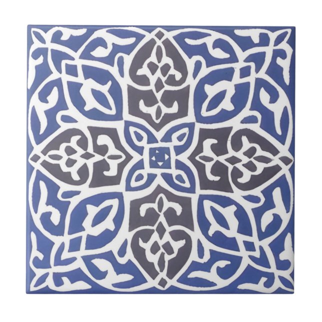 tuscan delicate floral pattern tiles (Front)