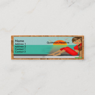Tuscan Diva Profile Card.. Mini Business Card