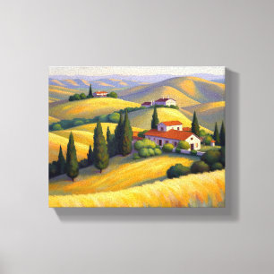 Tuscan Golden Canvas Print