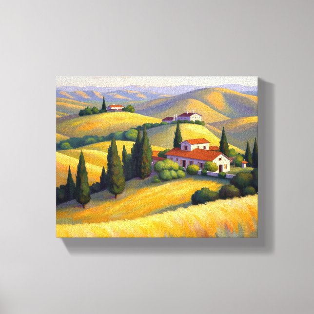 Tuscan Golden Canvas Print (Front)