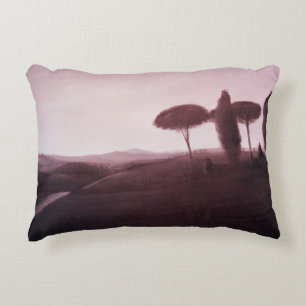 Tuscan Landscape 1992 Decorative Pillow