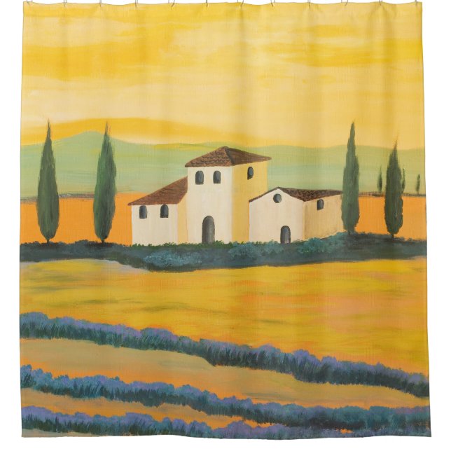 Tuscan landscape, private painter, acrylic paintin (Front)