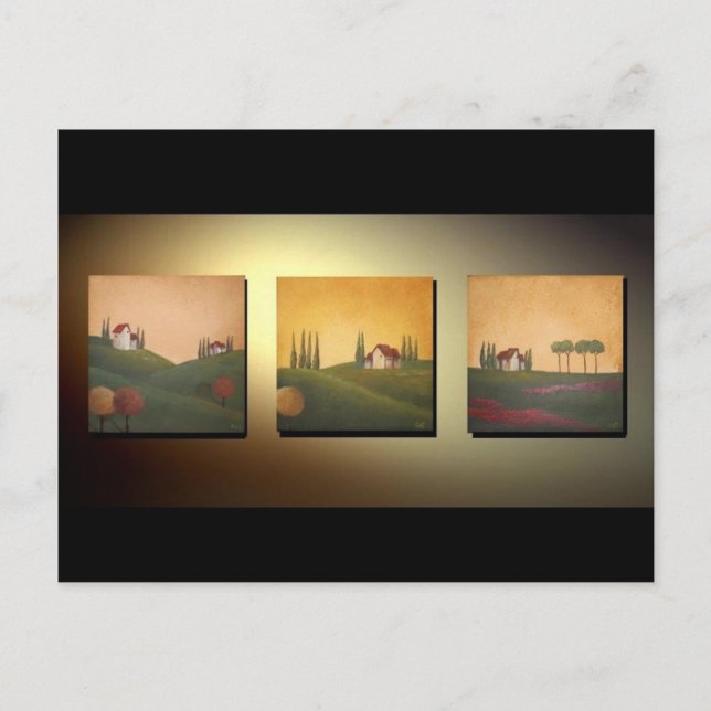 Tuscan Landscapes III Postcard (Front)