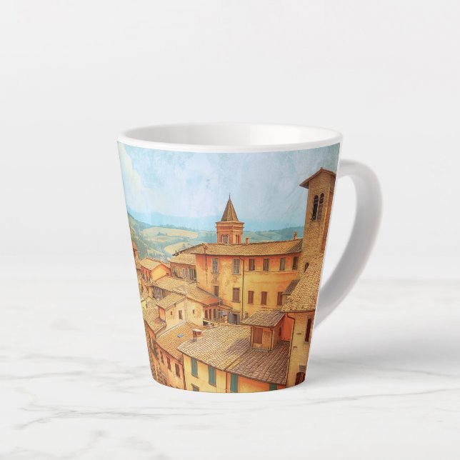 Tuscan Latte Mug (Right Angle)