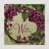 Tuscan Old World Vintage Red Green Grapes