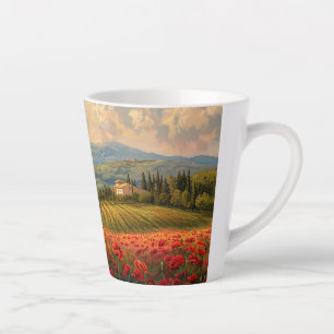 Tuscan Scene 2 Latte Mug