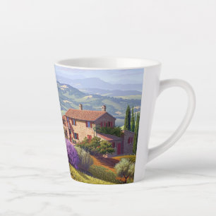 Tuscan Scene 3 Latte Mug