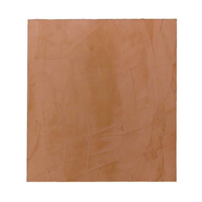 Tuscan Tangerine Faux Finish Notepad (Front)