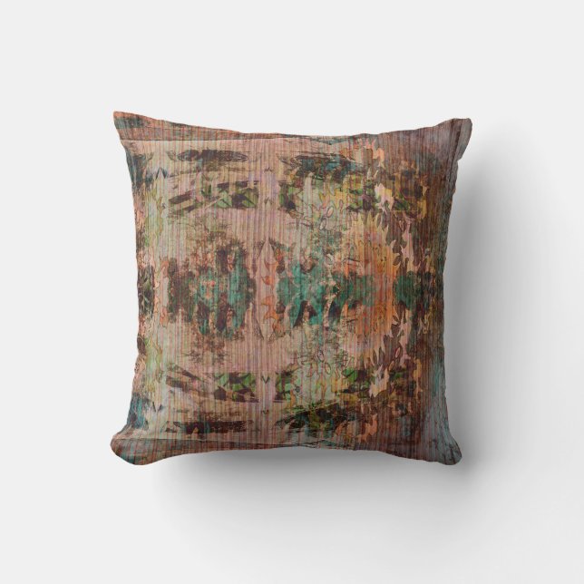 Tuscan Teal Throw Pillow (Front)
