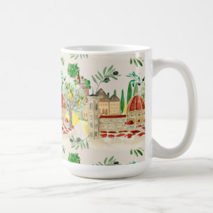 Tuscan,Tuscany,Italy,olives,lemons, citrus    Coffee Mug