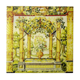 Tuscan View Grape and Vines Tile