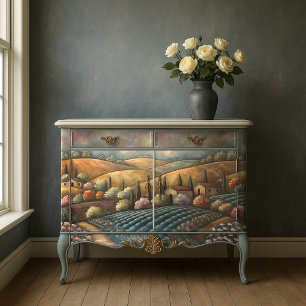 Tuscan Vineyard Hills Decoupage Tissue Paper