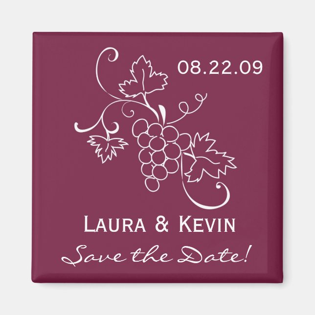 Tuscan Wedding Save the Date Magnet (Front)