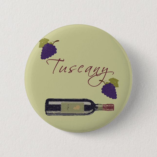 Tuscany 2 Inch Round Button (Front)
