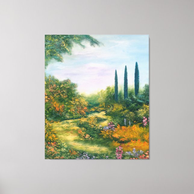 Tuscany Atmosphere 1996 Canvas Print (Front)