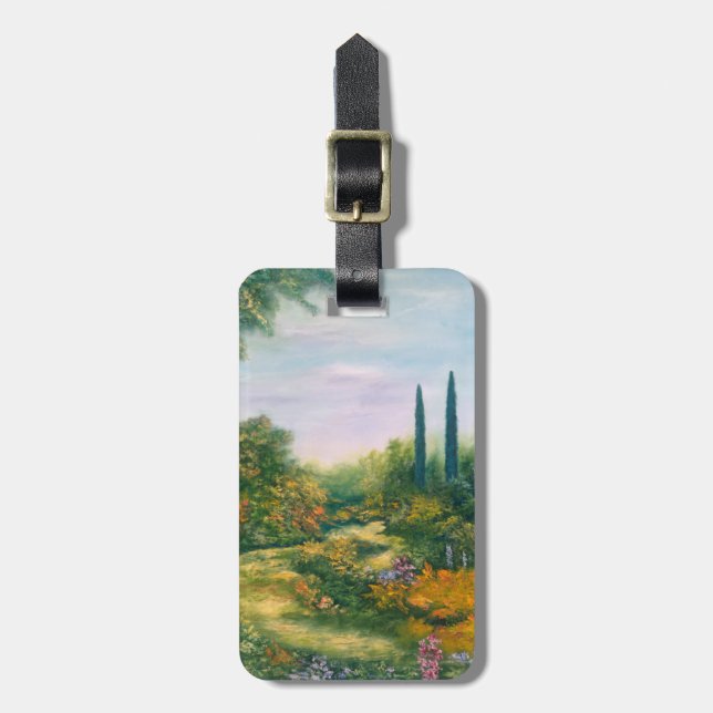 Tuscany Atmosphere 1996 Luggage Tag (Front Vertical)