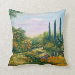 Tuscany Atmosphere 1996 Throw Pillow