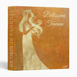*~* Tuscany Bellissima Toscana Italian Language Binder