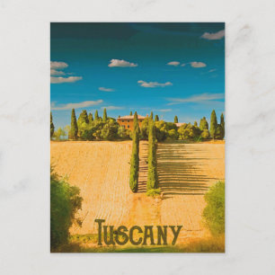 Tuscany Countryside Postcard