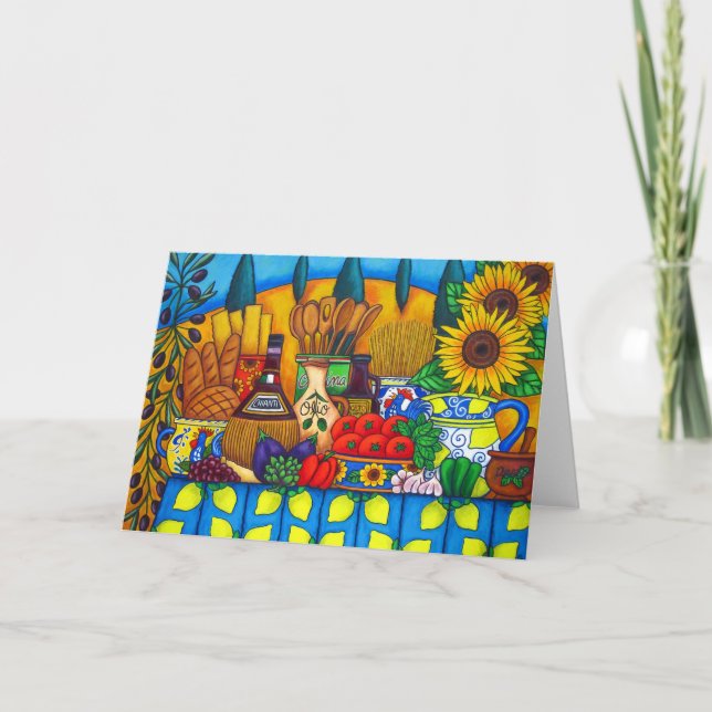 Tuscany Delights - Greeting/Note Card (Front)