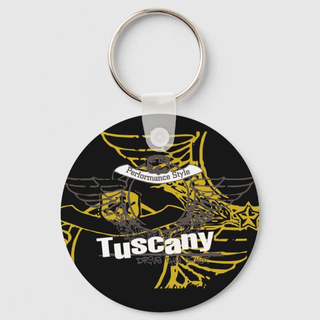 Tuscany Drive the Coast Tshirts and Gifts Keychain (Front)