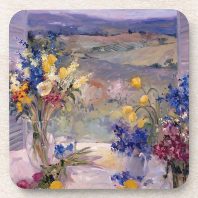Tuscany Floral Coaster (Front)