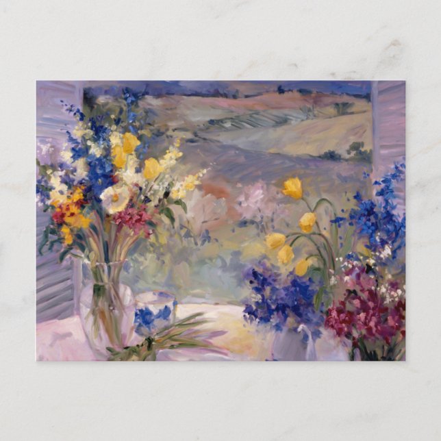 Tuscany Floral Postcard (Front)