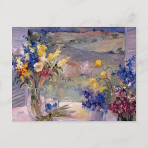 Tuscany Floral Postcard