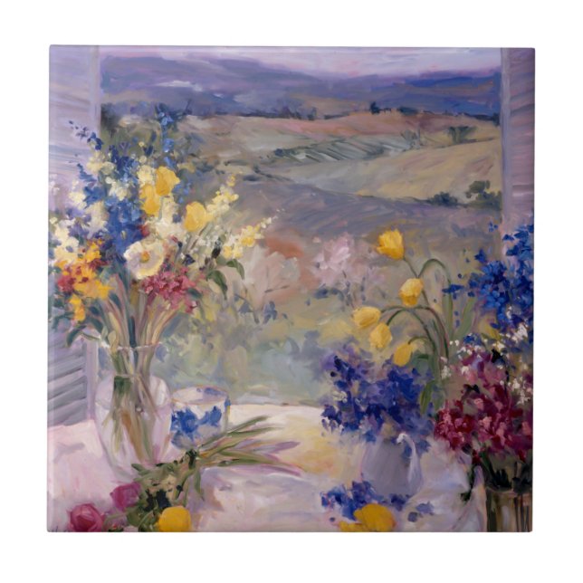 Tuscany Floral Tile (Front)