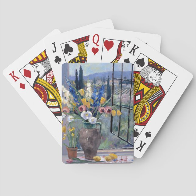 Tuscany Hillside II Playing Cards (Back)