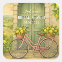 Tuscany Italy Citrus Mediterranean Bridal shower