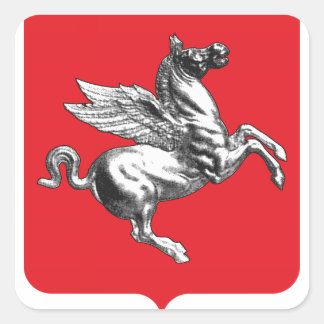 Tuscany (Italy) Coat of Arms Square Sticker