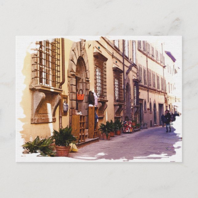 Tuscany. Italy. Cortona. Postcard (Front)