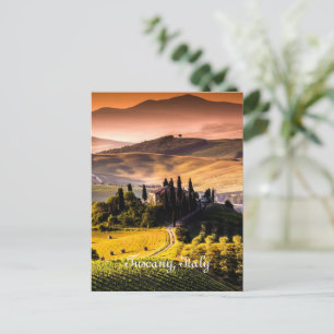 Tuscany, Italy - landscape photograph Postcard