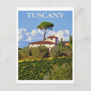 TUSCANY ITALY POSTCARD