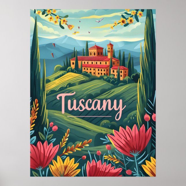 Tuscany Italy Poster (Front)