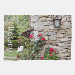 Tuscany, Italy. Rustic house. Kitchen Towel