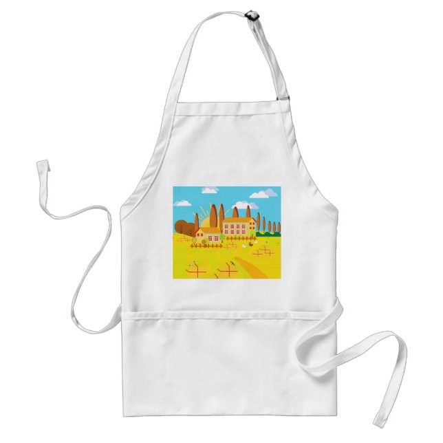 Tuscany Italy Standard Apron (Front)