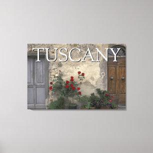 Tuscany, Italy Tuscan Doorway Canvas Print