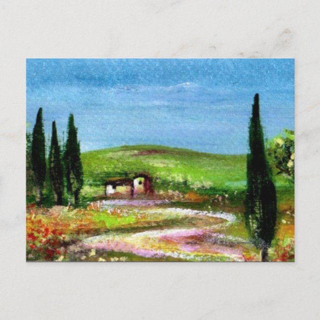TUSCANY LANDSCAPE 5 POSTCARD (Front)