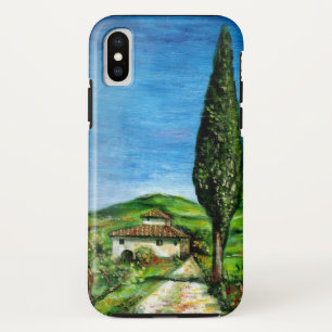 TUSCANY LANDSCAPE / OLD FARMHOUSE IN CHIANTI iPhone XS CASE