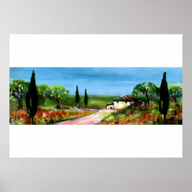 TUSCANY LANDSCAPE POSTER (Front)