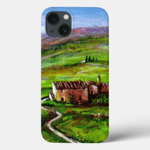 TUSCANY LANDSCAPE WITH GREEN HILLS iPhone 13 CASE